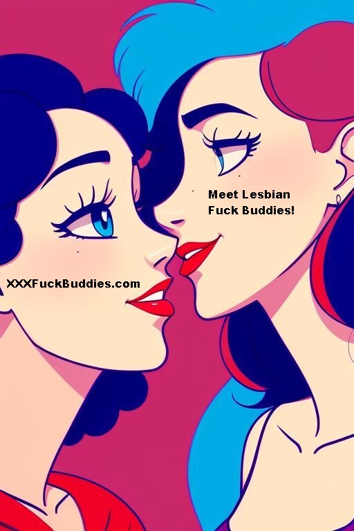 two lesbian fuck buddies about to kiss